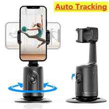 Load image into Gallery viewer, 360 Auto Face Tracking Gimbal AI Smart Gimbal Face Tracking Auto Phone Holder For Smartphone Video Vlog Live Stabilizer Tripod +
